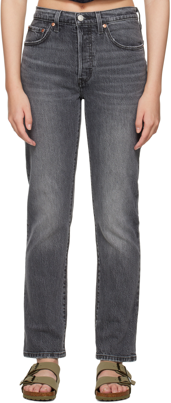 Levi's Gray 501 Original Jeans