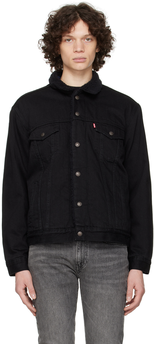 erektion I øvrigt maskulinitet Black Type 3 Denim Jacket by Levi's on Sale