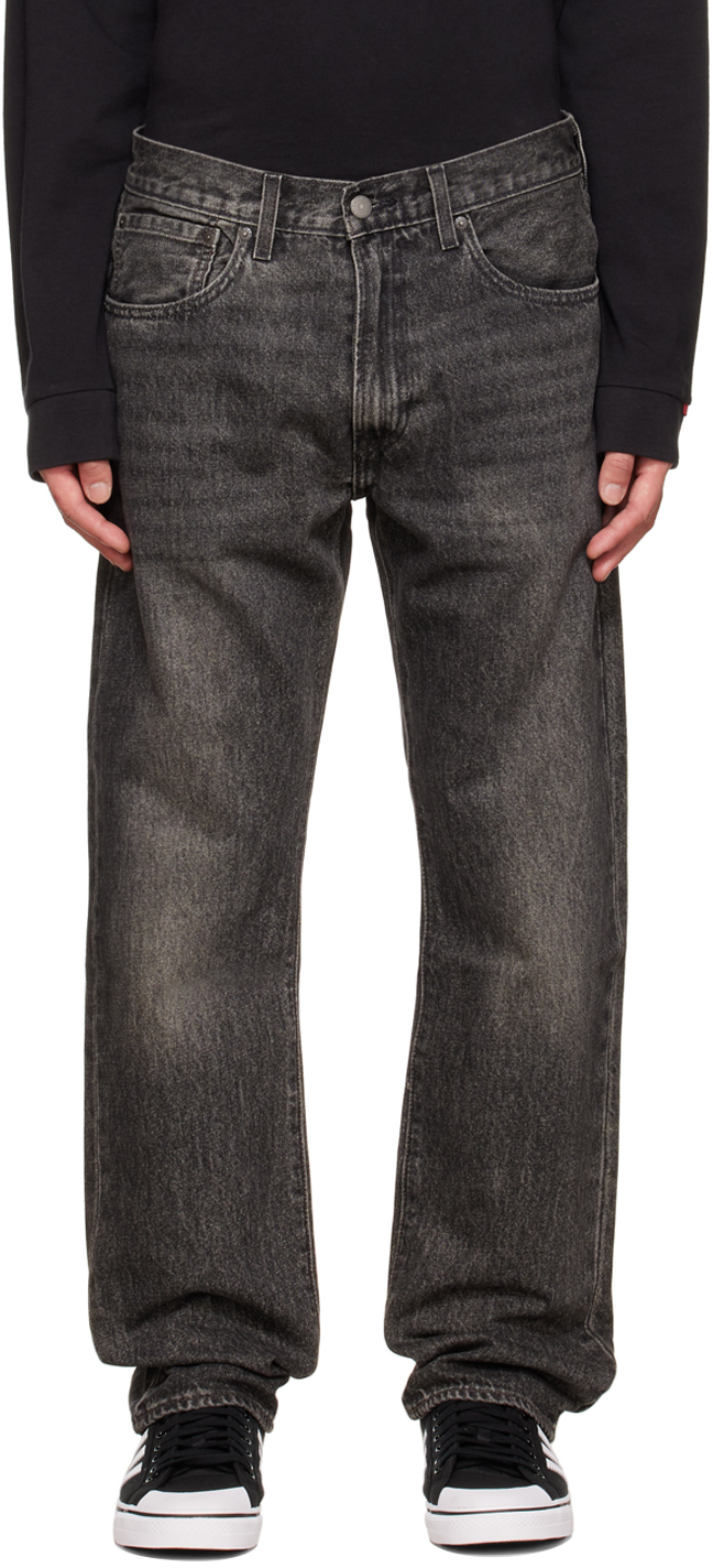 Levi's: Black 551 Z Authentic Straight Fit Jeans | SSENSE