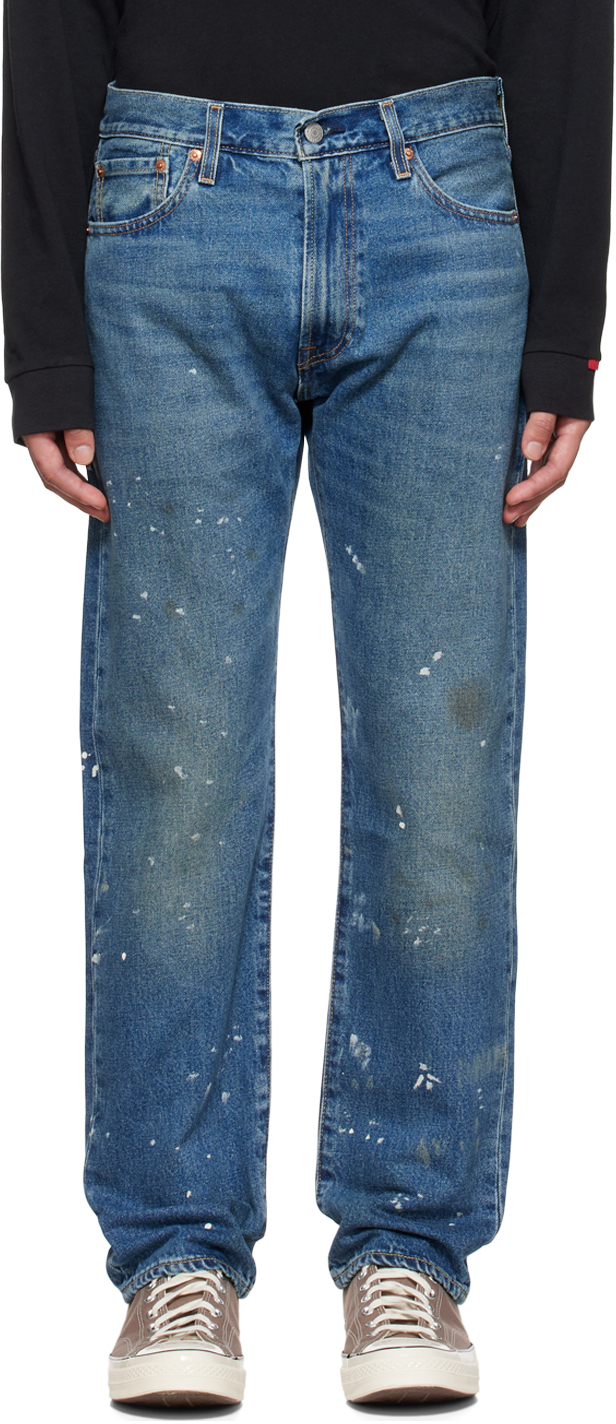 Levi's: Blue 551 Z Authentic Straight Jeans | SSENSE