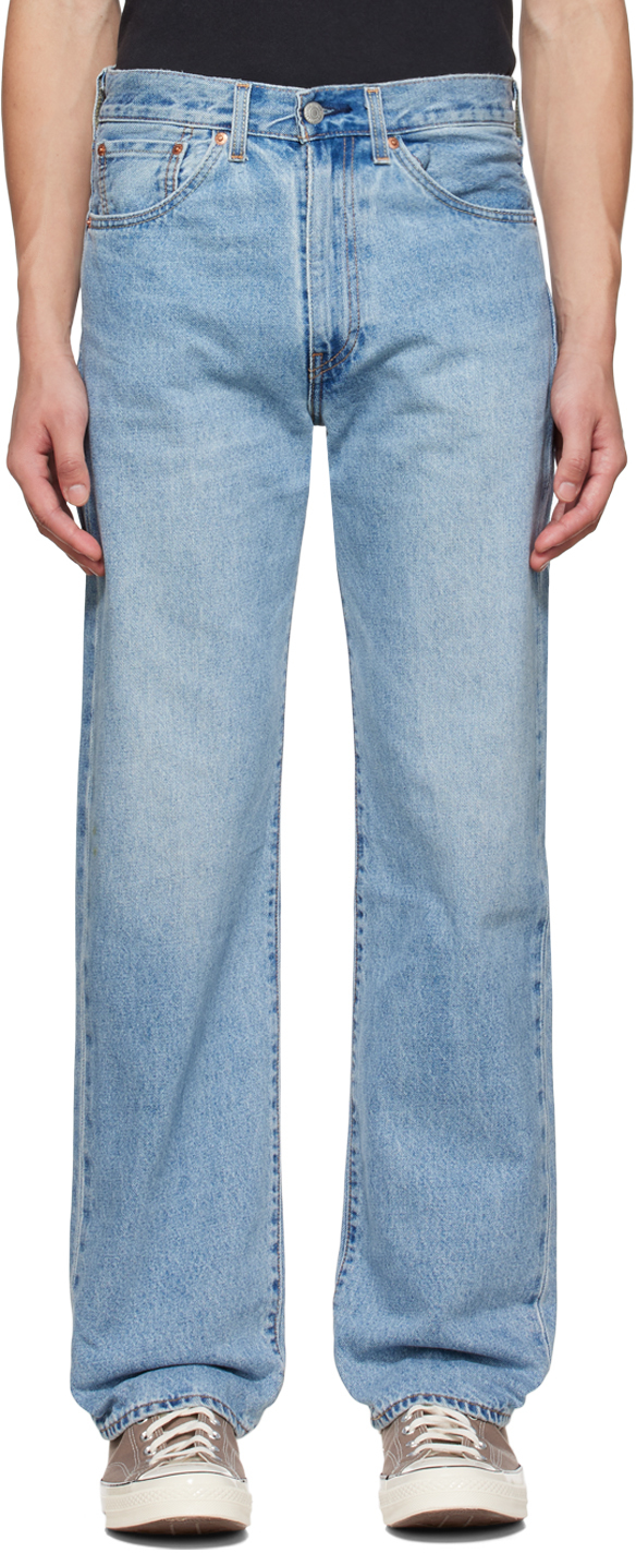 Levi's: Blue 50's Straight Jeans | SSENSE