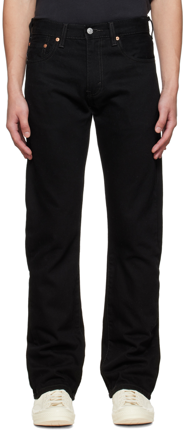 Levi's: Black 517 Bootcut Jeans | SSENSE