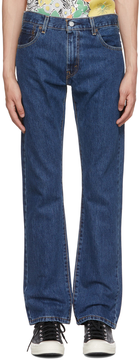 Ssense Uomo Abbigliamento Pantaloni e jeans Jeans Jeans a zampa & bootcut Blue Bootcut Jeans 