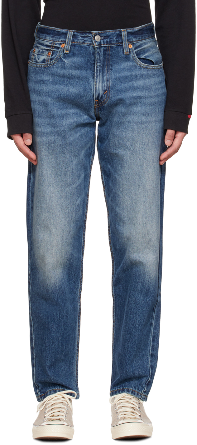 Blue 517 Bootcut Jeans SSENSE Men Clothing Jeans Bootcut Jeans 
