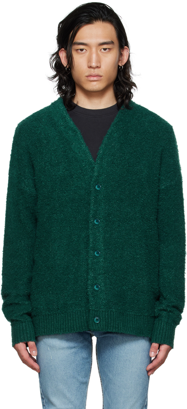 Levi's: Green Coit Boxy Cardigan | SSENSE