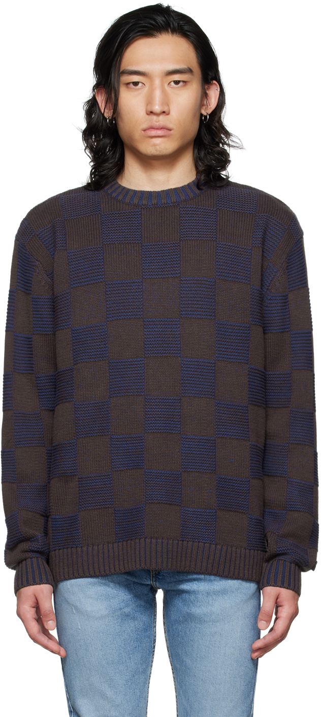 Levi's Brown Battery Check Sweater