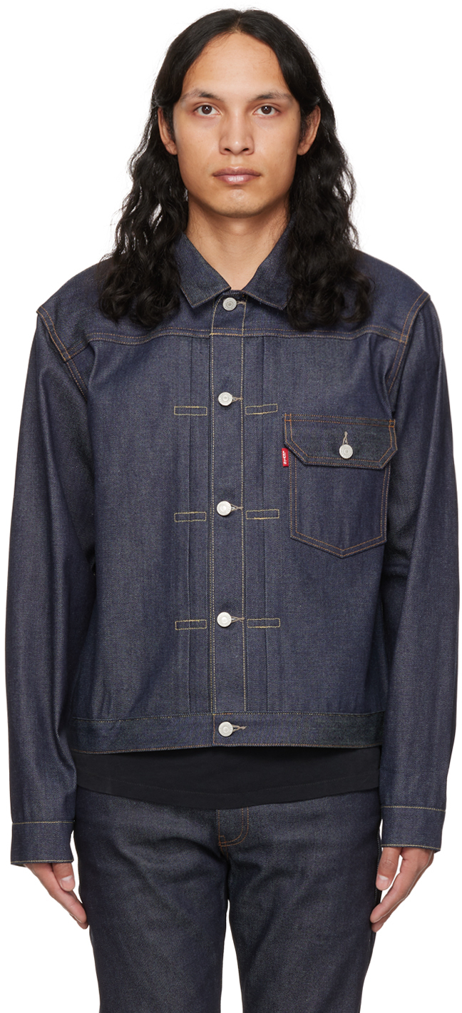 Indigo 1936 Type I Denim Jacket by Levi's Vintage Clothing on Sale