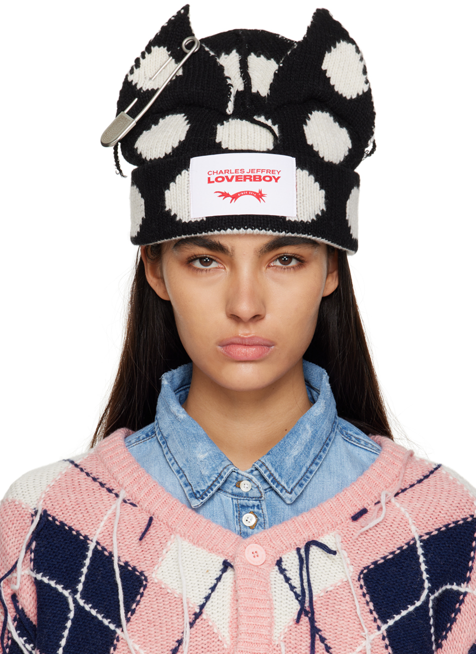 Charles Jeffrey Loverboy Ssense Exclusive Black Chunky Punk Ears