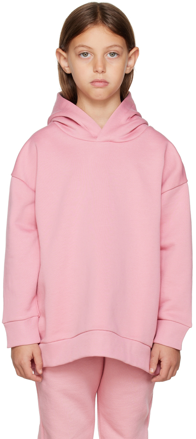 M.a+ Kids Pink Organic Cotton Hoodie