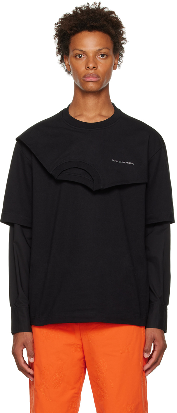 Black Shirting Sweater