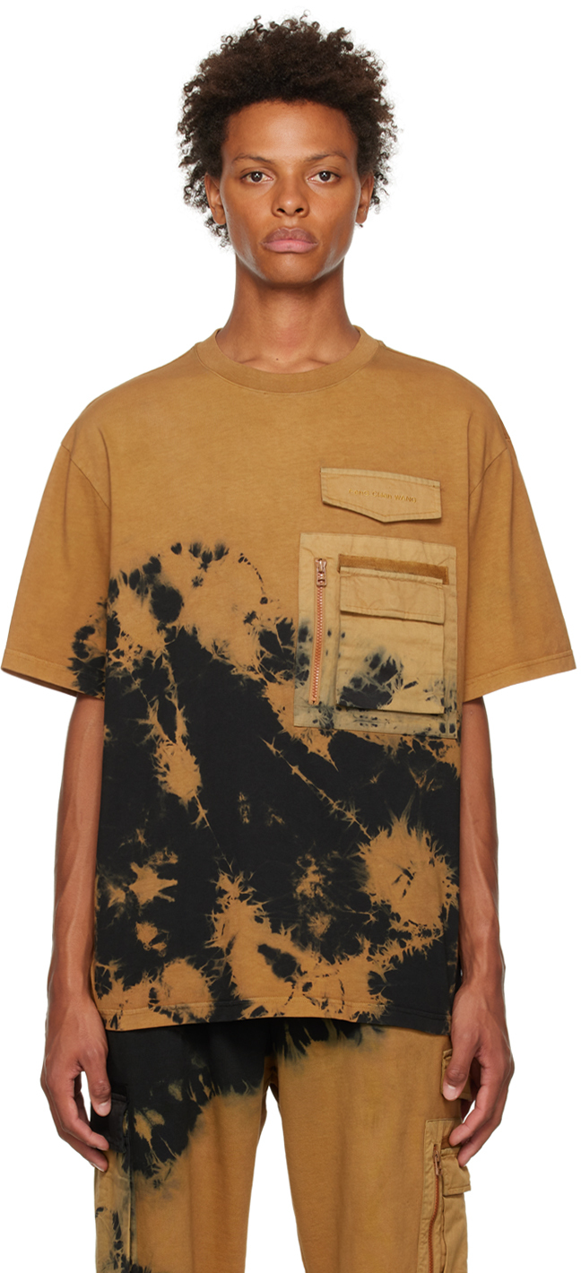 Black & Yellow Bleached T-Shirt