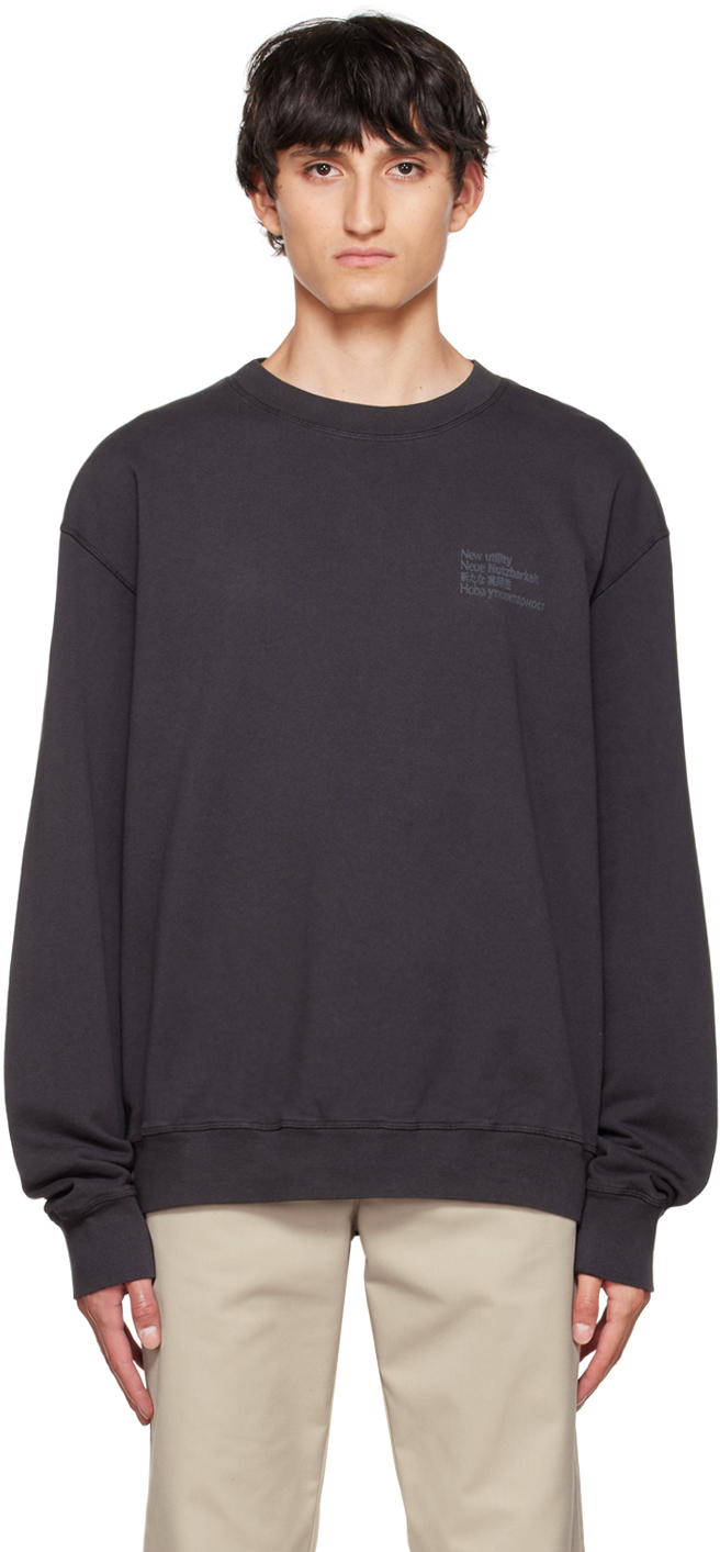 AFFXWRKS Gray Overlock Sweatshirt