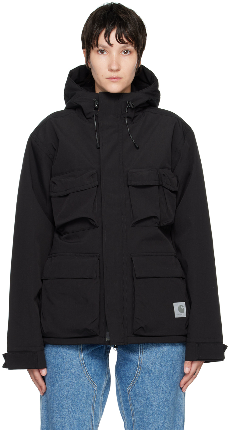 Black Jacket by Carhartt Work Progress on Sale