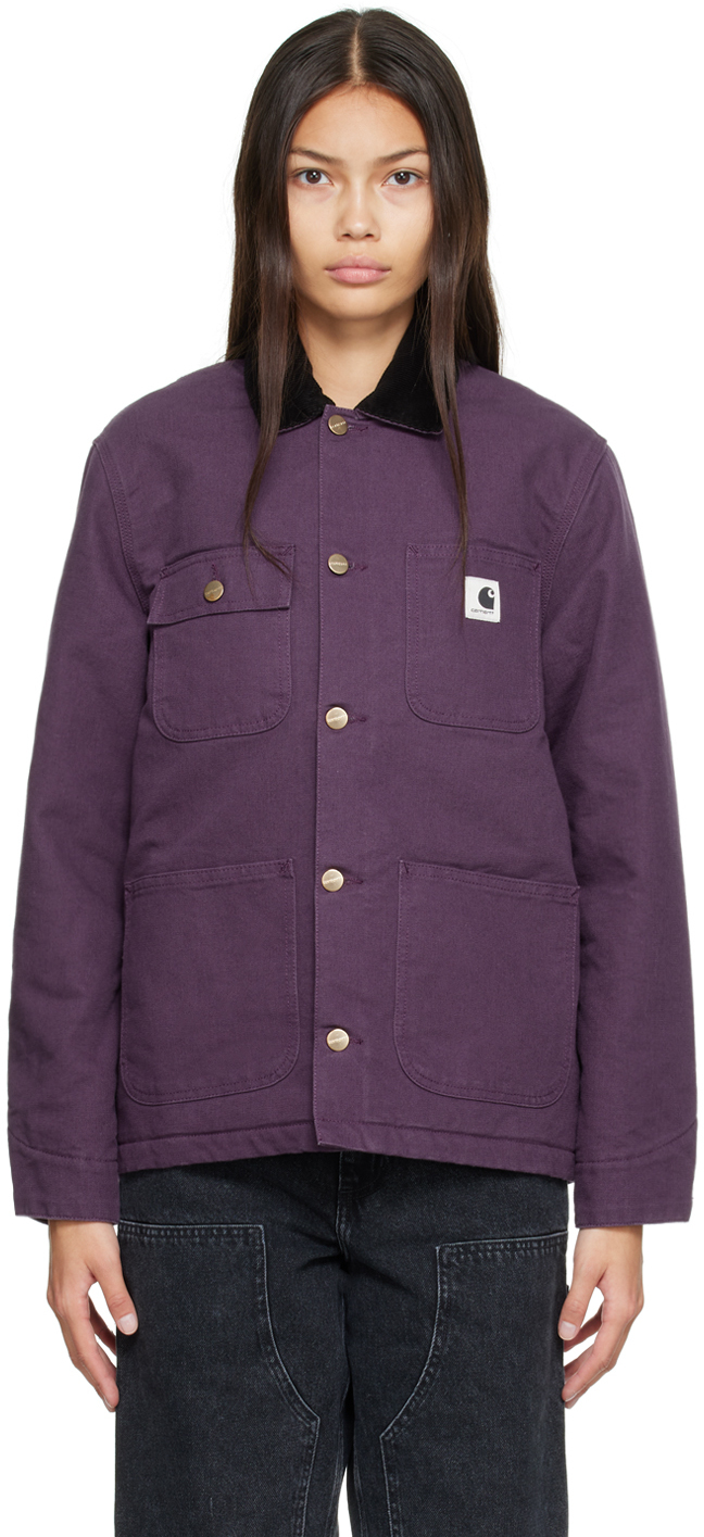 Carhartt Work In Progress Purple Irving Jacket