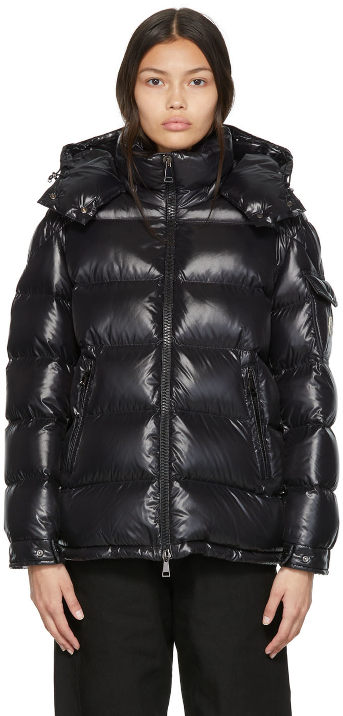 moncler long coat with fur hood