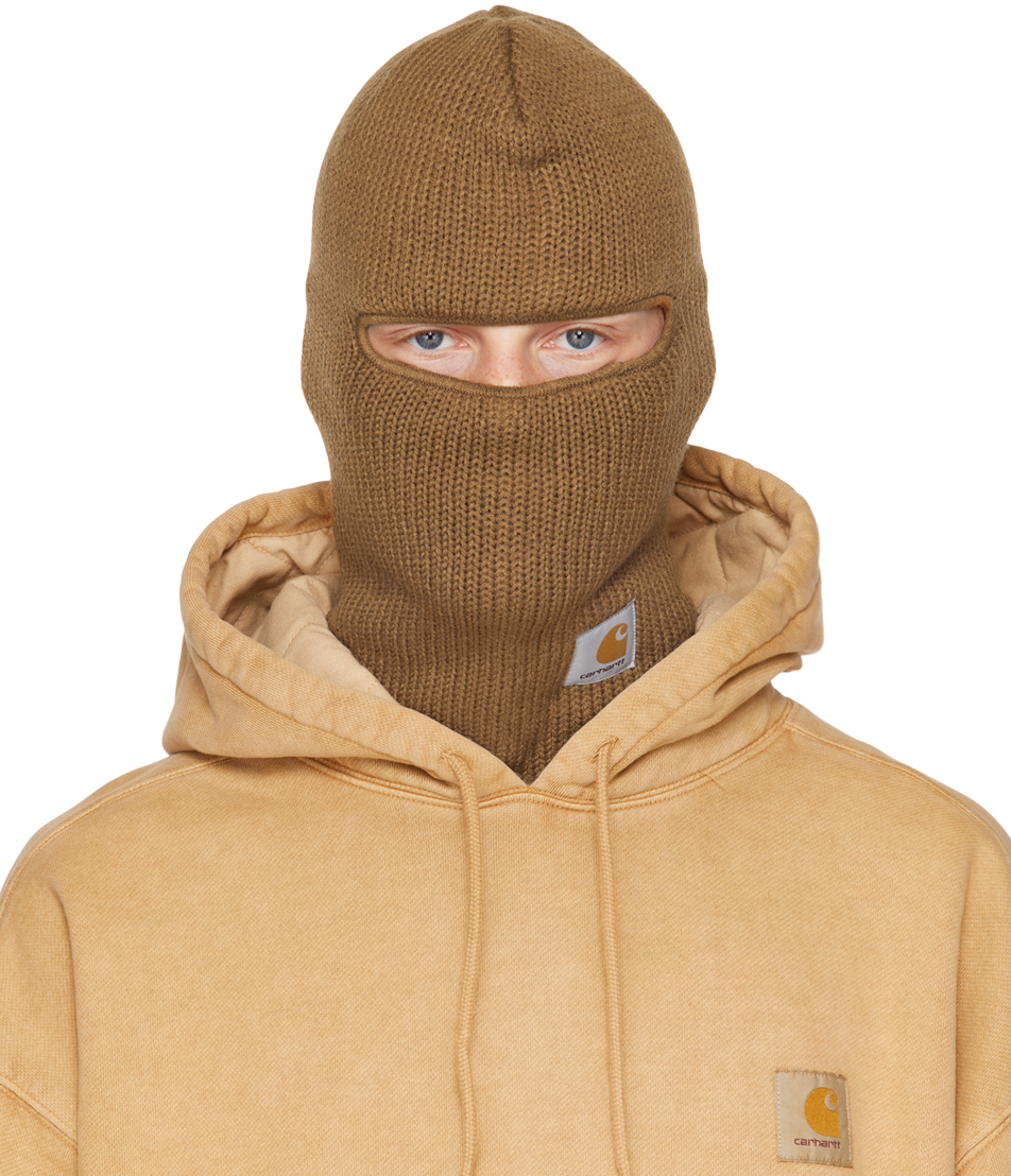 Brown Insulated Balaclava By Carhartt Work In Progress On Sale