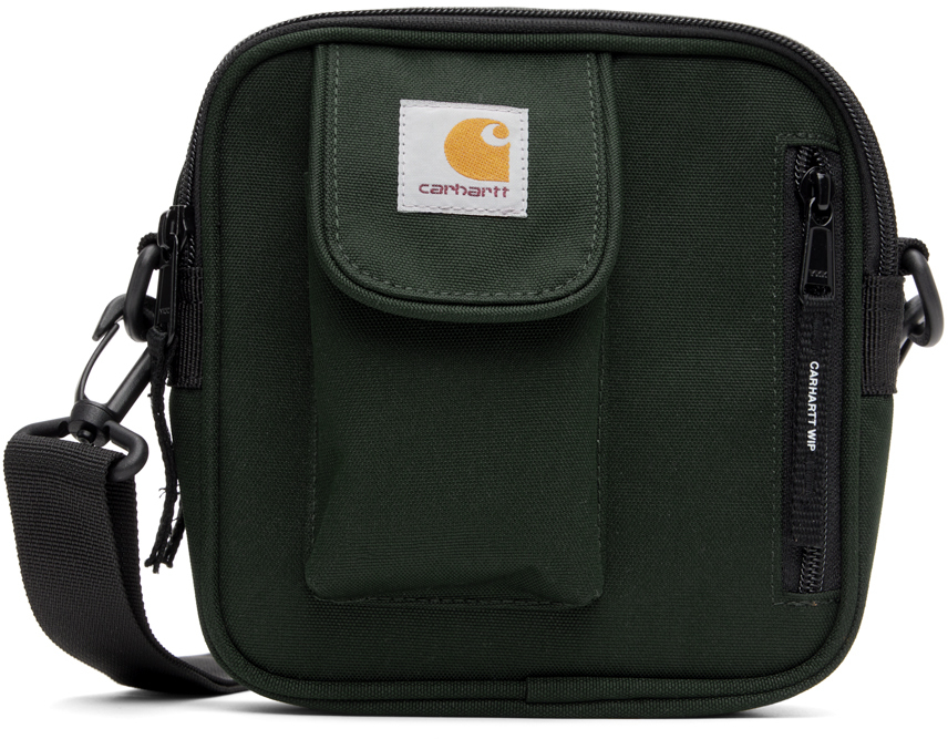 Carhartt Work In Progress: Green Small Essentials Bag | SSENSE UK