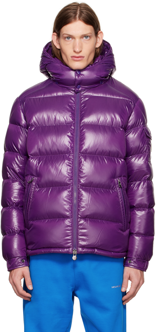 Moncler Purple Maya Down Jacket