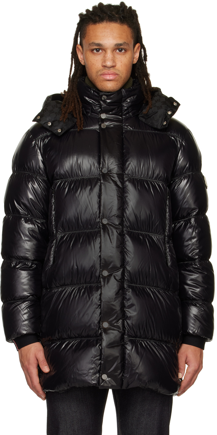 Moncler men's deals black jacket