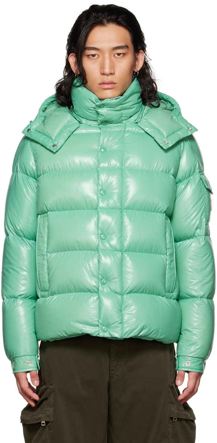 Moncler Maya 70 Down Jacket In 813 Mint