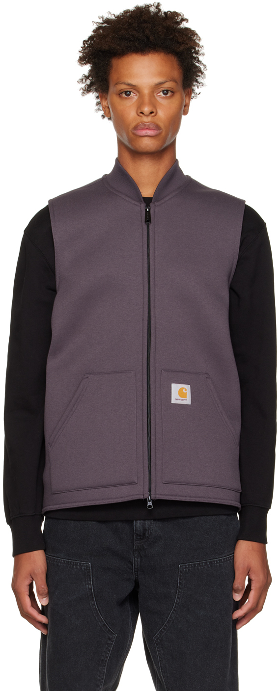 Carhartt Purple Patch Vest In 0y8xx Artichoke / Gr