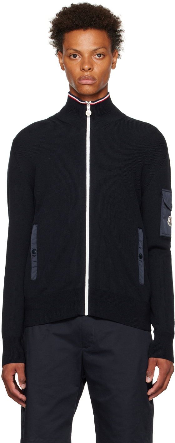 Navy Zip Sweater