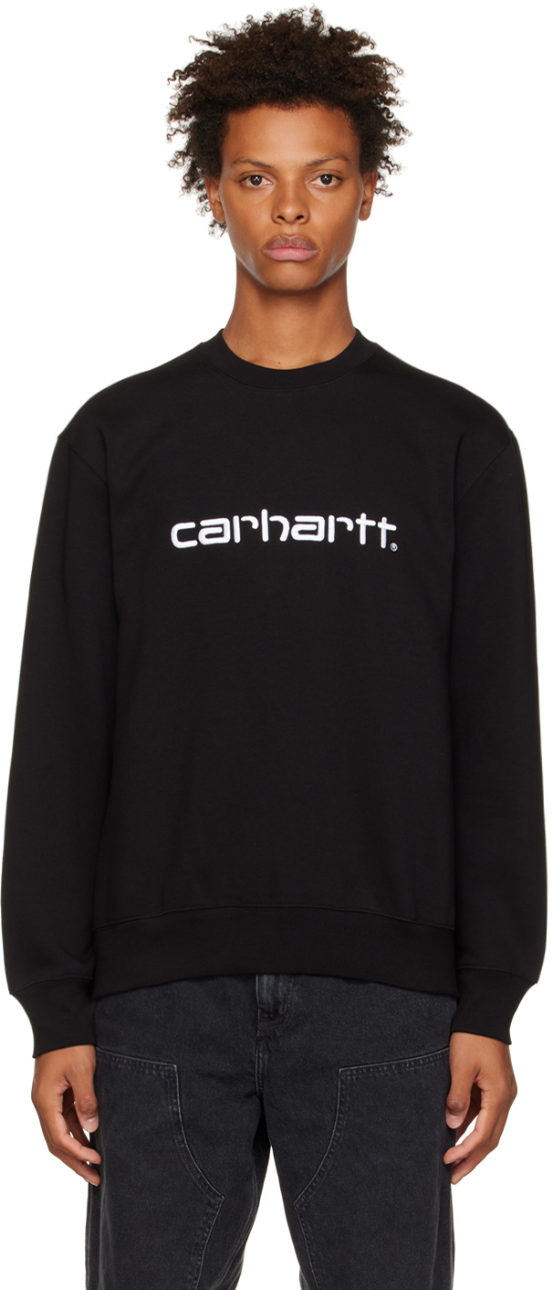 Carhartt Work In Progress Black Crewneck Sweatshirt