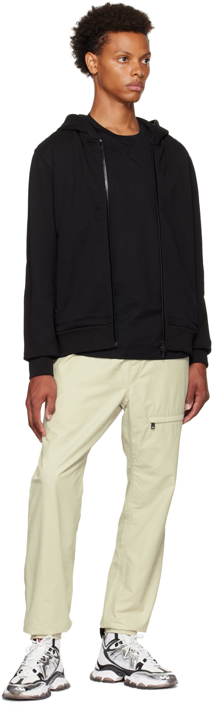 Moncler Double Logo Patch Cotton T-shirt Clothing In 999 Black