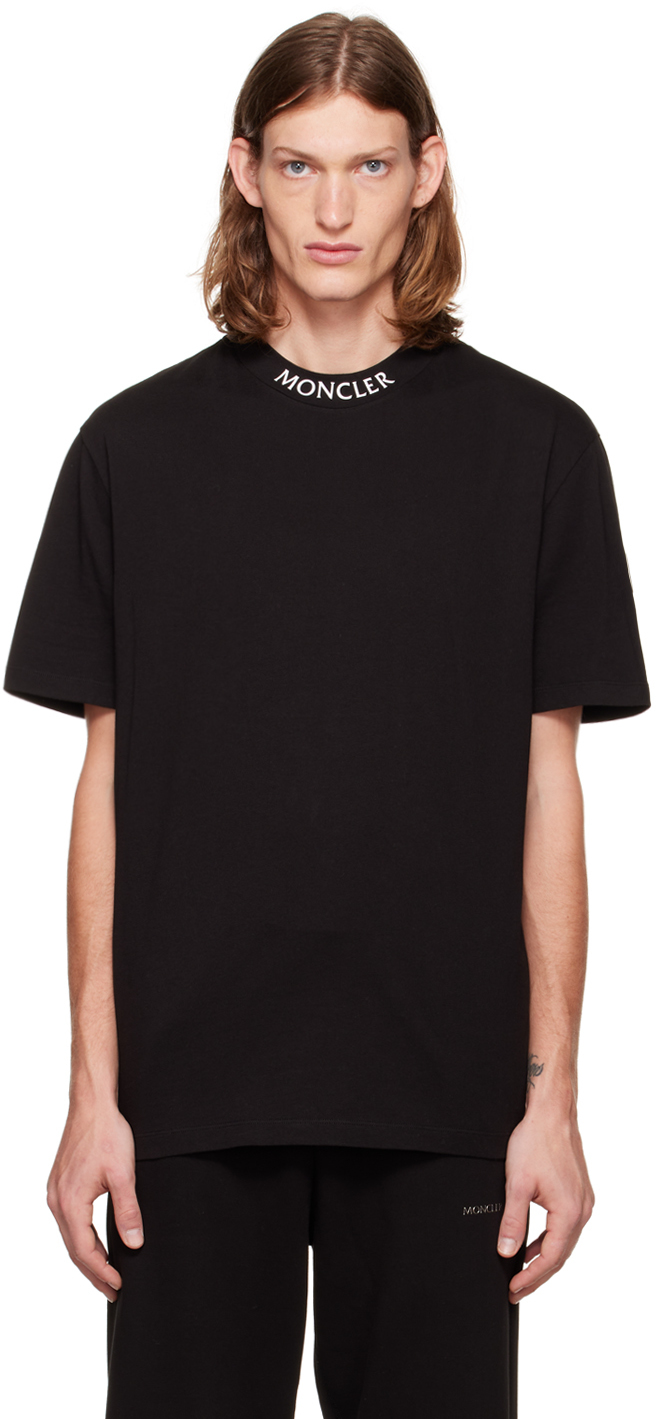 Moncler Black Patch T-Shirt
