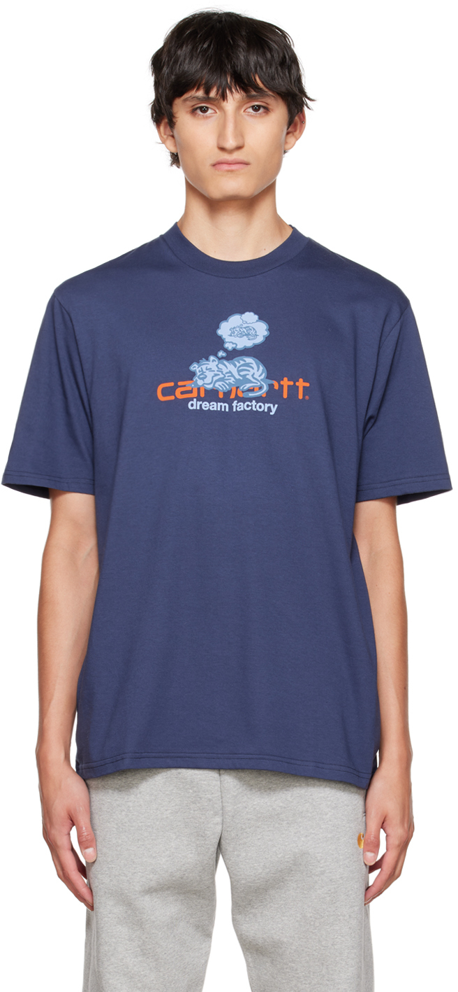 Carhartt Work In Progress Blue 'Dream Factory' T-Shirt