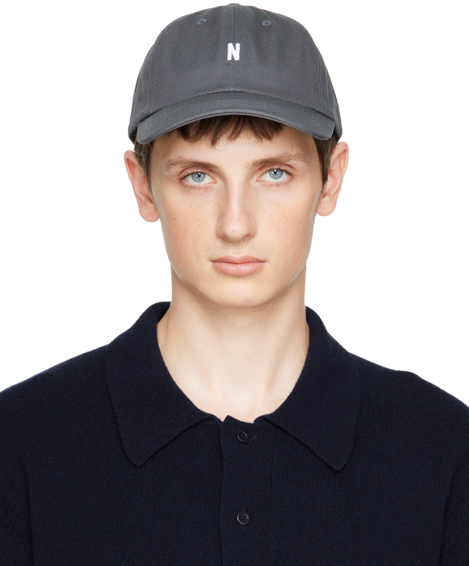 Norse Projects Gray Sports Cap In Magnet Grey