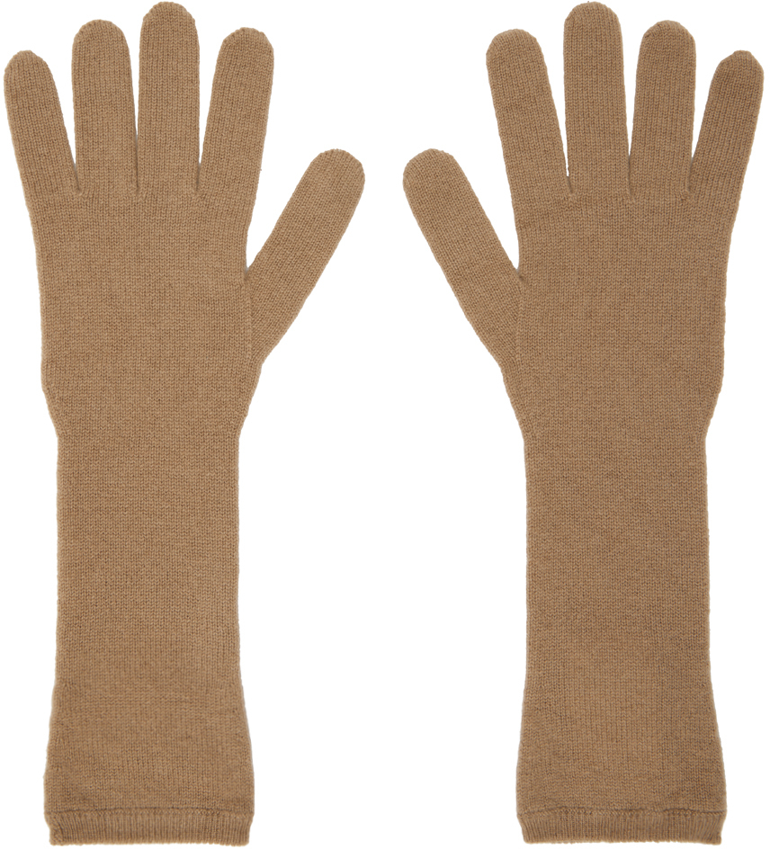 SSENSE Women Accessories Gloves Off-White Wool Gloves 