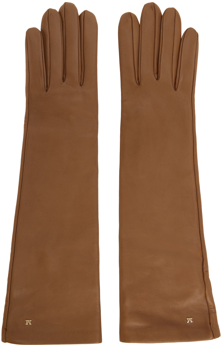 Max Mara Brown Afidee Gloves
