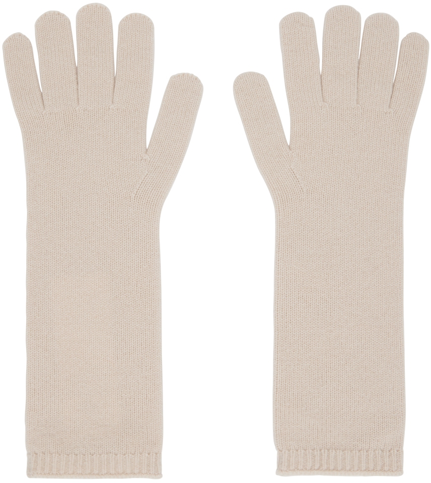 Max Mara Beige Conio Gloves