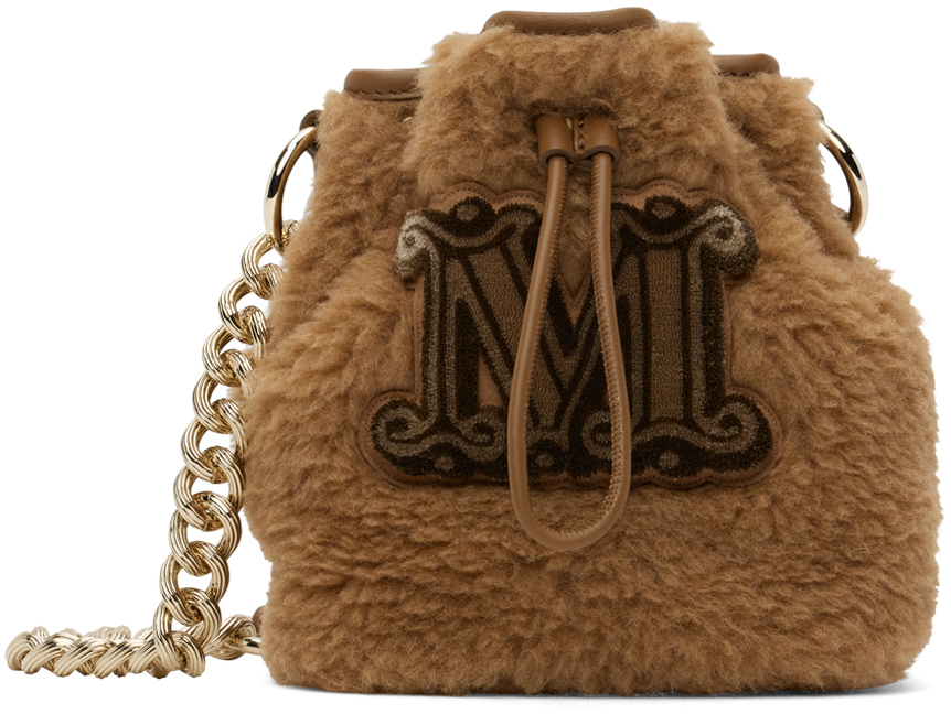 Brown Teddy Bucket Bag