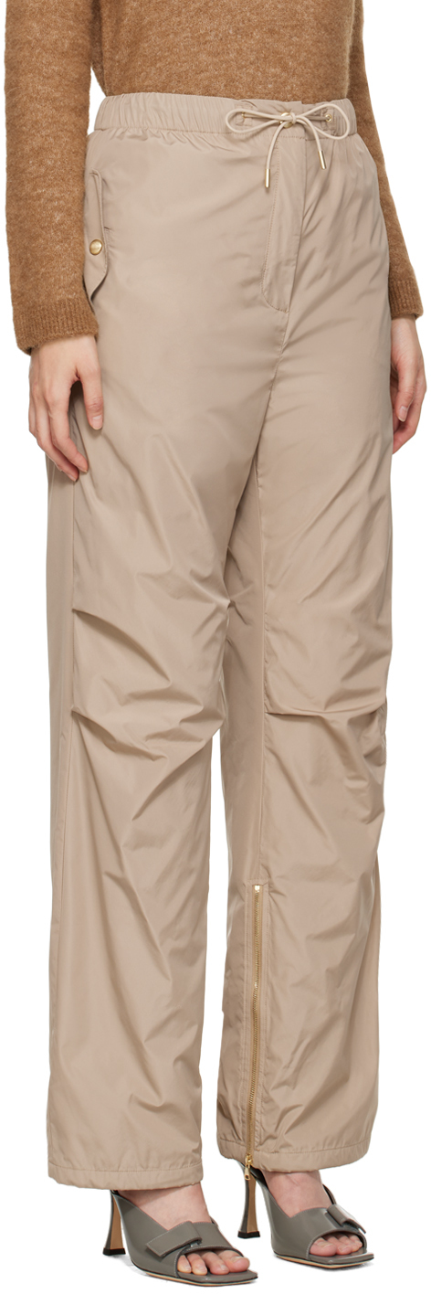 Max Mara Beige Agamaia Trousers In 031 Beige