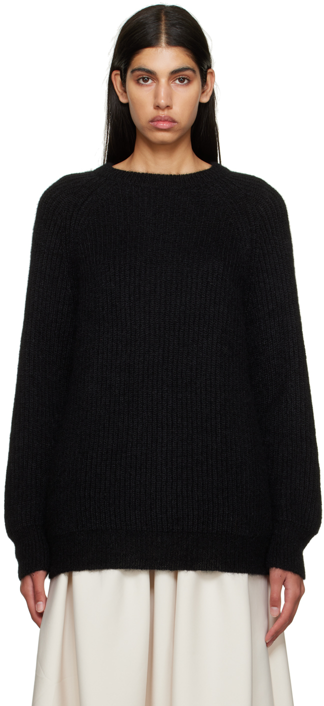 Max Mara Black Helga Sweater In 013 Black
