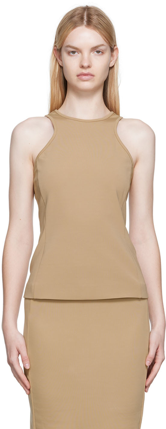 Beige Fascino Tank Top