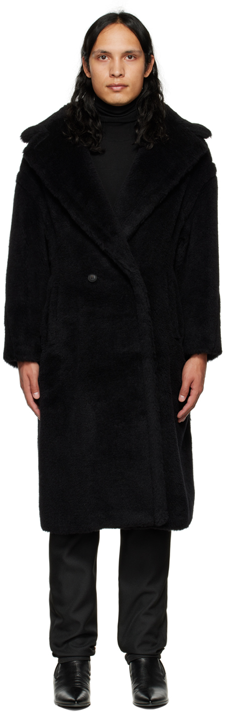 Black Teddy Bear Icon Coat