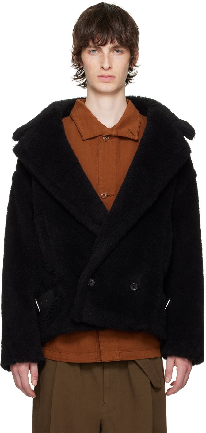 Max Mara: Black Caserta Jacket | SSENSE UK