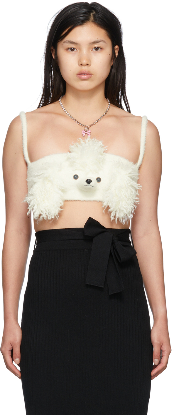 Nodress: White Nylon Camisole | SSENSE