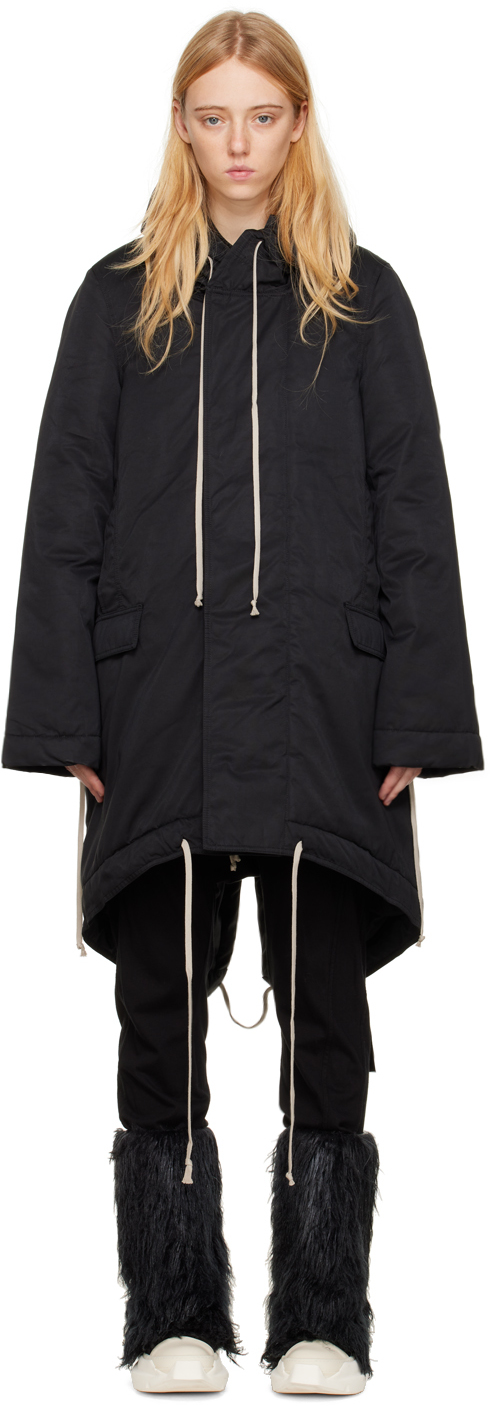 Black Fishtail Coat