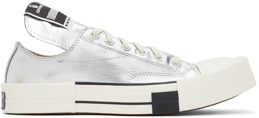 Wiens Bully priester Silver Converse Edition Turbodrk Chuck 70 Low Sneakers by Rick Owens  DRKSHDW on Sale