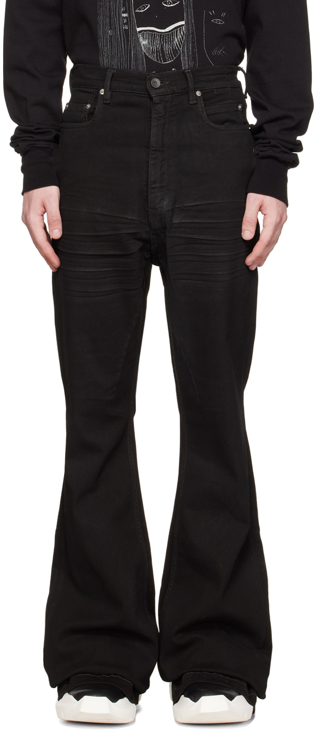 rick owens drkshdw bolan bootcut jeans | labiela.com