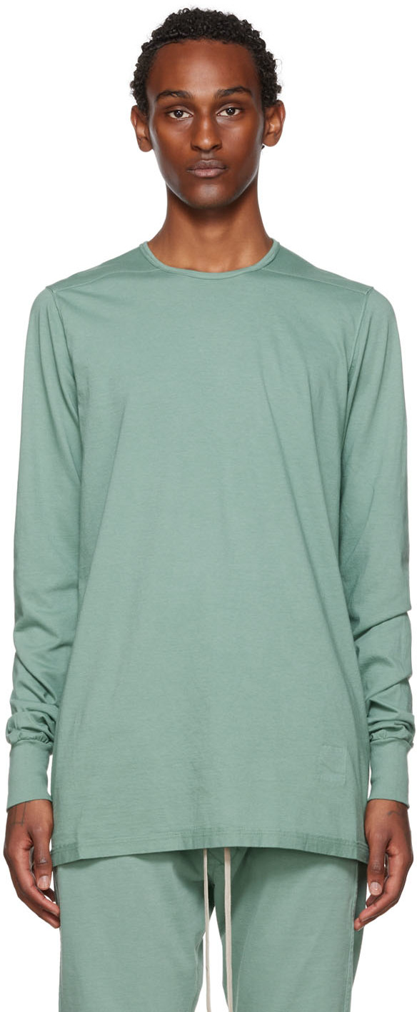 Rick Owens Drkshdw Green Level Long Sleeve T-Shirt