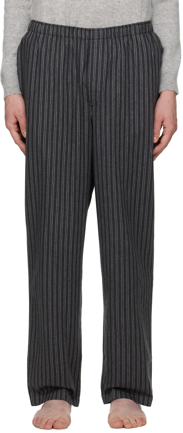 Gray Stripe Pyjama Trousers