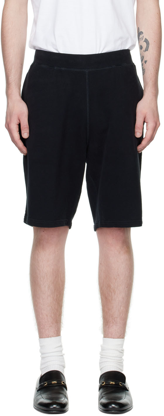 Short à cordon coulissant Coton Sunspel pour homme en coloris Noir Homme Vêtements Shorts Shorts casual 