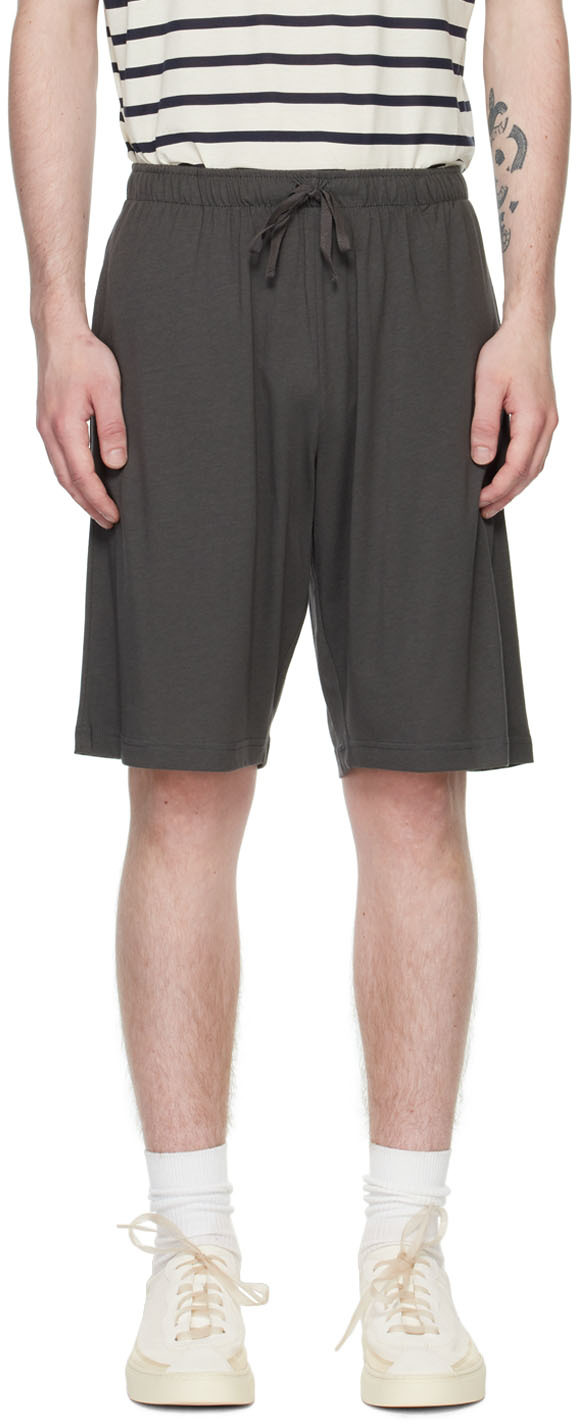 Sunspel Gray Lounge Shorts