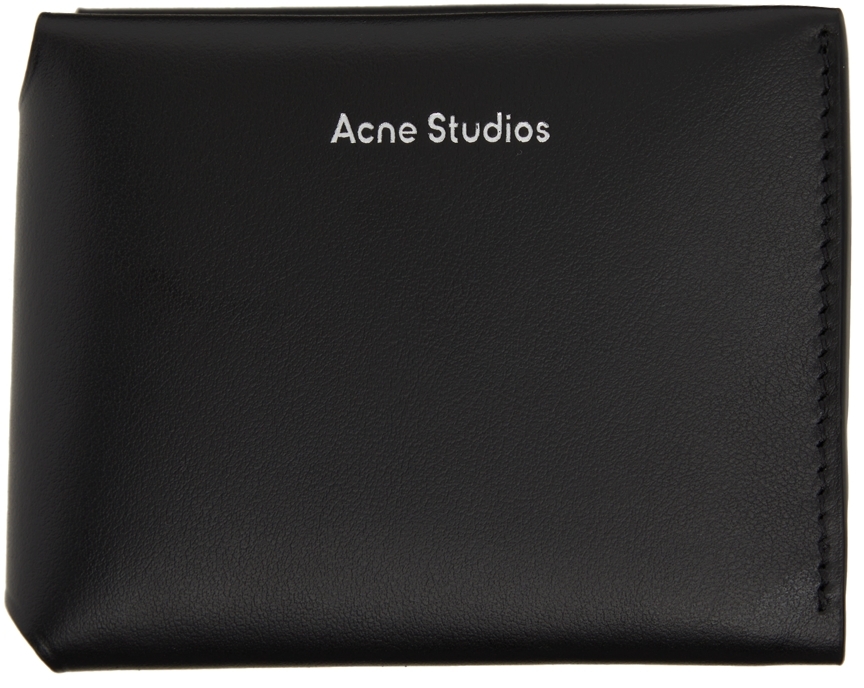 Acne Studios Black Folded Wallet