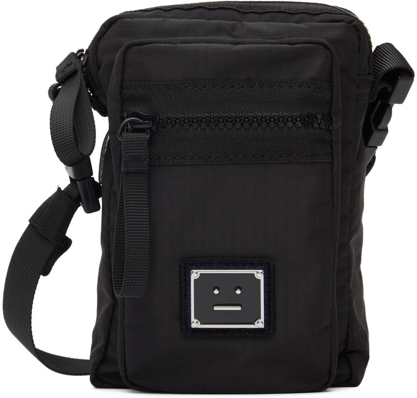 Acne Studios Black Small Crossbody Messenger Bag